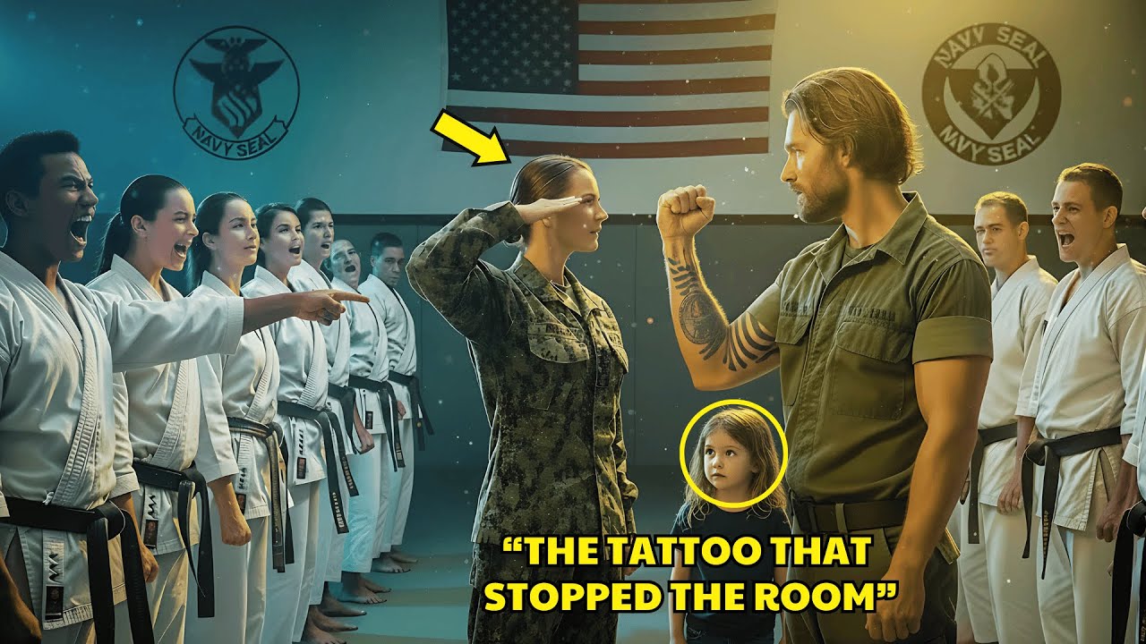 12 Black Belts Asked a Single Dad Veteran to Spar — Then a Female SEAL Commander Froze at His Tattoo