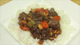 Kung Pao Beef - Easy Chinese Food Recipe Kung Bao Beef