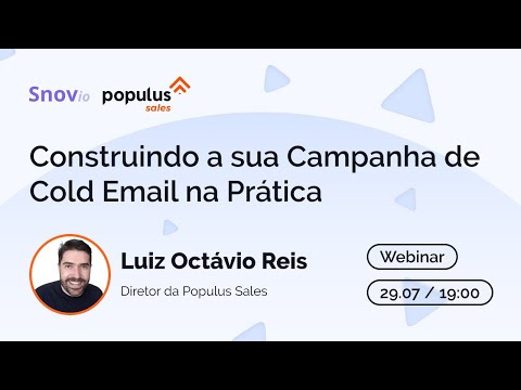 Construindo a sua Campanha de Cold Email na Prática