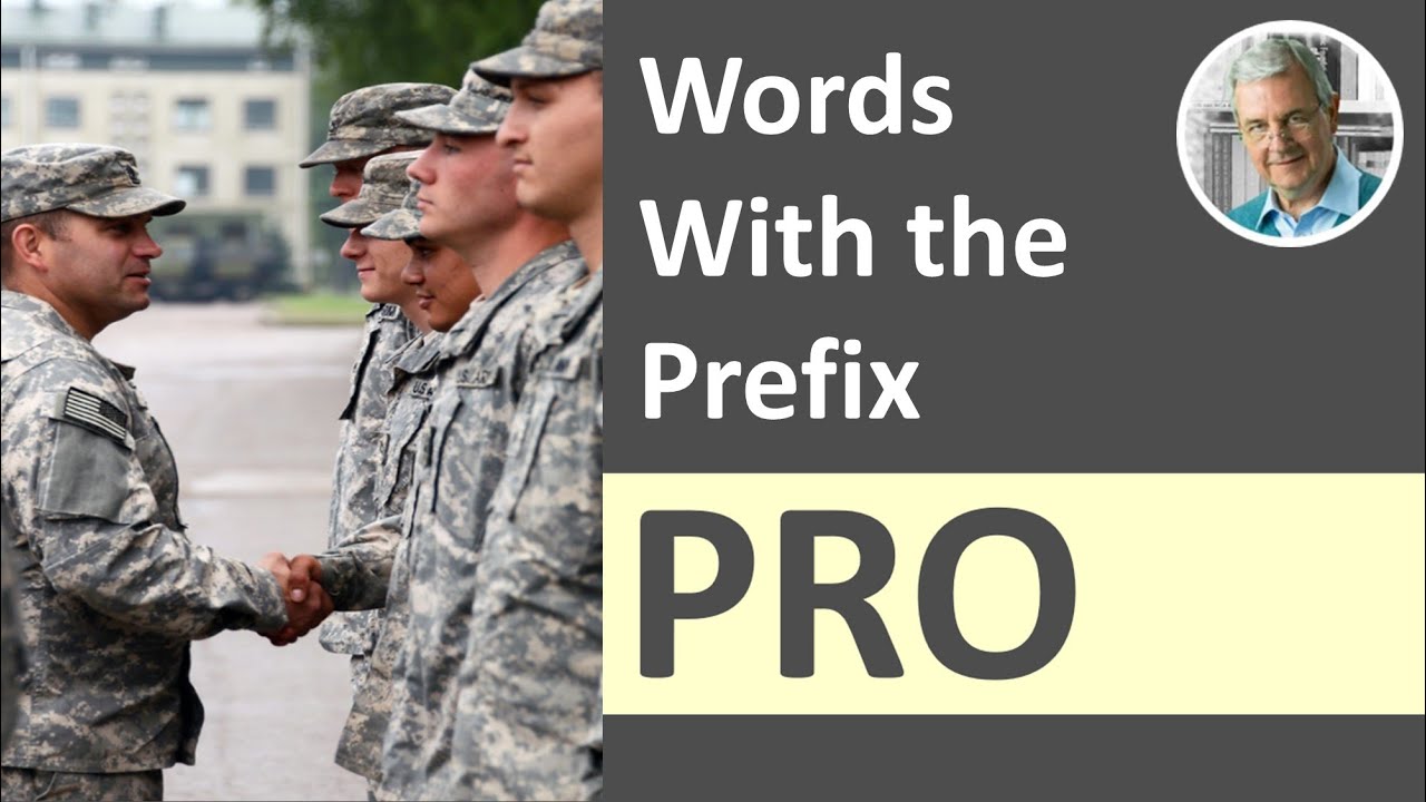 Words With the Prefix PRO (7 Illustrated Examples)