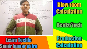 Spinning Calculation## Blow room