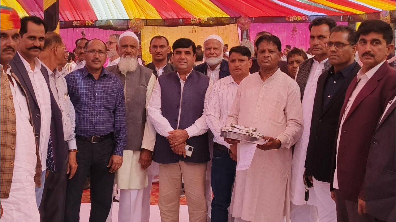 Jajod Laxmangarh रोलसाबसर उपसरपंच महबूब खाँ की बेटियों की शादी, जाजोद से आए भात में लाखों का मायरा