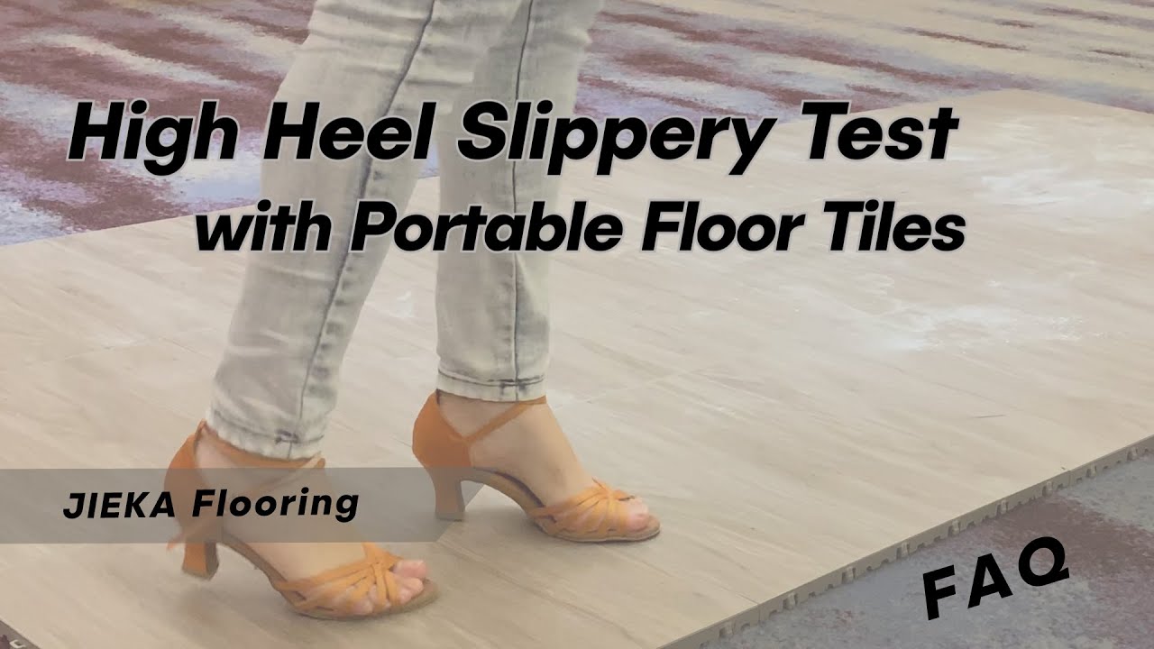 Portable Floor Tile Slippery Test How do portable floor tiles work