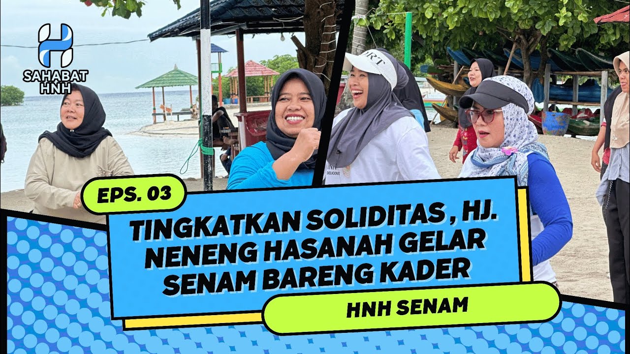 Tingkatan Soliditas Antar Anggota, Hj. Neneng Hasanah Gelar Senam Bersama Kader Demokrat Pulau Pari