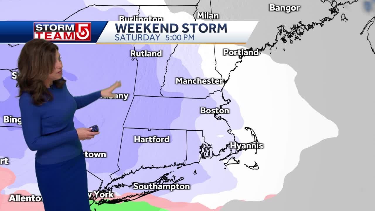 Video: Holiday weekend storm to bring snow, rain mix