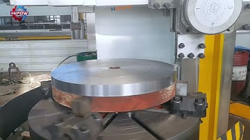 CK5112 Vertical CNC Lathe Machine Processing video