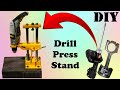 Homemade drill press stand. How to make a drill press stand at home