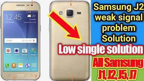 Samsung j2 weak signal,, Network Low problem solution with jumper tar ware, j2 network issue