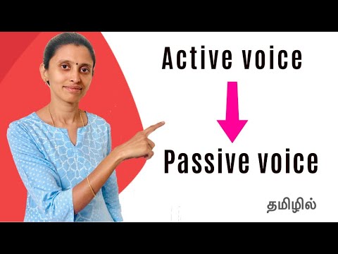 Active voice to Passive voice - Present continuous tense | Advance English Grammar | In Tamil |