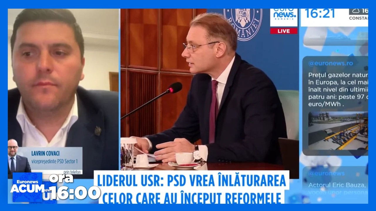 Știrile Euronews România de la ora 16:00 - 26 octombrie 2026