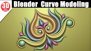 Blender Tutorial - Curve Modeling | quick tip