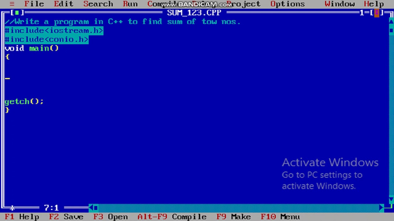 Write a program in c++ to find sum of two nos., sum of two nos ...