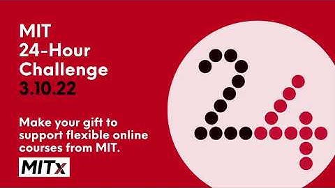 Save the date for the MIT 24-Hour Challenge!