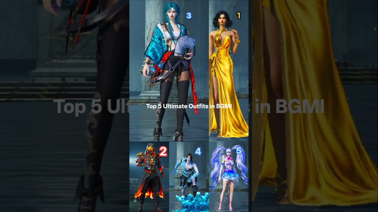Top 5 Ultimate Outfits in BGMI