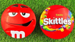 Satisfying Asmr Unpacking 2 Red M&Ms Boxes Candy Unboxing Video