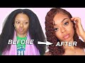 HOW TO FIT THICK LONG NATURAL HAIR UNDER WIGS 2020