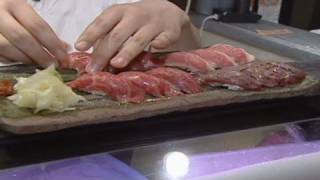 CNN: Raw meat sushi hit with Japanese women