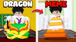 DR4GONS Đổi Trái Ác Quỷ Từ DRAGON Tới MEME Trong 24 GIỜ S...