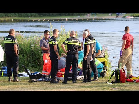 Drenkeling gered uit het Brielse Meer en gereanimeerd