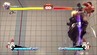 USF4 Oni FADC Combo (440 damage)