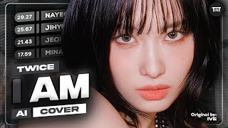 [AI Cover] TWICE - 'I AM' by (IVE) ~ How Would Sing