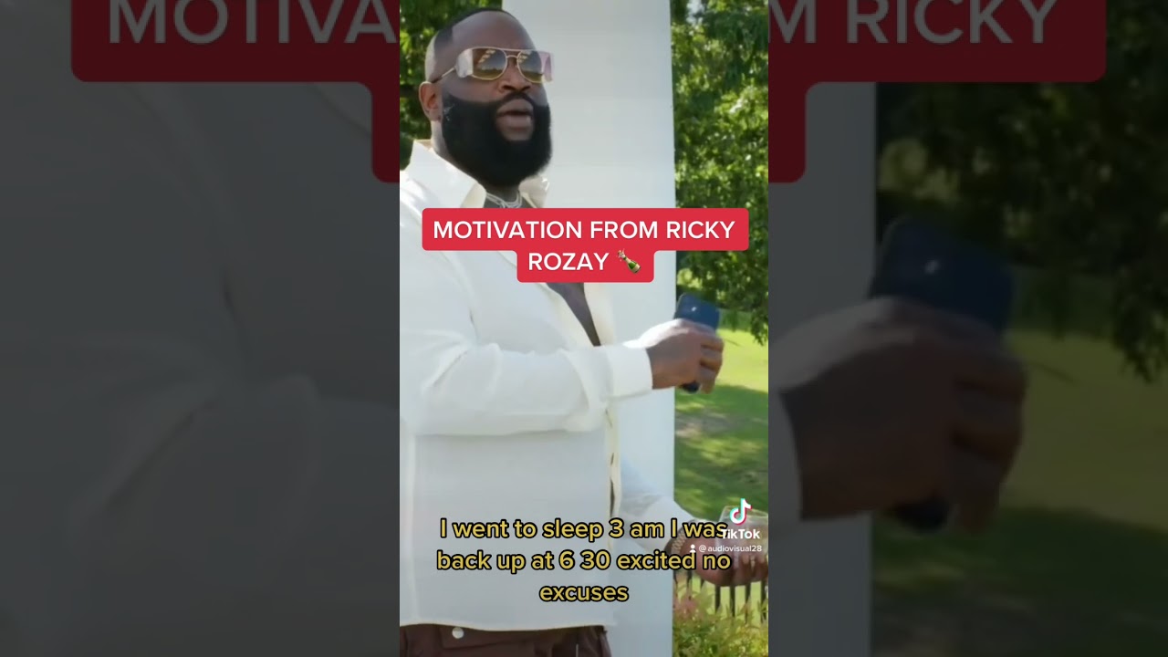 Rick Ross giving daily devotion 📖 🙏🏿 🧎🏿‍♂️💰 🏃🏿‍♂️