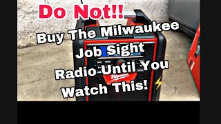 Do Not Buy The Milwaukee 2792-20 M18 Job Site Radio and Battery Charger W/Bluetooth Until You Watch!