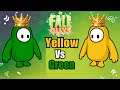 🟡Yellow VS  Green🟢Battle | FALL GUYS LIVE CUSTOM GAMES WITH VIEWERS #shorts #shortsfeed #shortsviral