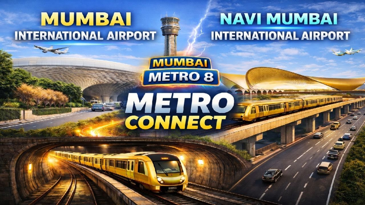Airport Metro: Connecting Mumbai and Navi Mumbai - Mumbai Metro 8 Gold Line | Mumbai | Navi Mumbai