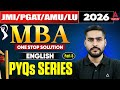 JMI/PGAT/AMU/LU 2026 MBA English PYQs Series (Part-5) | Most Important Questions | RPL