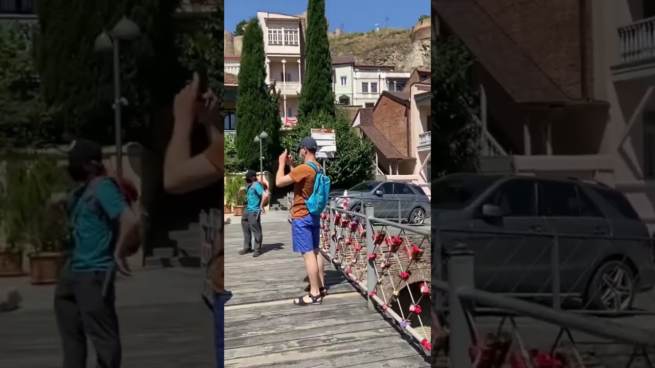 TBILISI GEORGIA 🇬🇪 LOVE BRIDGE TBILISI GEORGIA TRAVEL