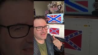 Is Russia flying American Confederate Flags?