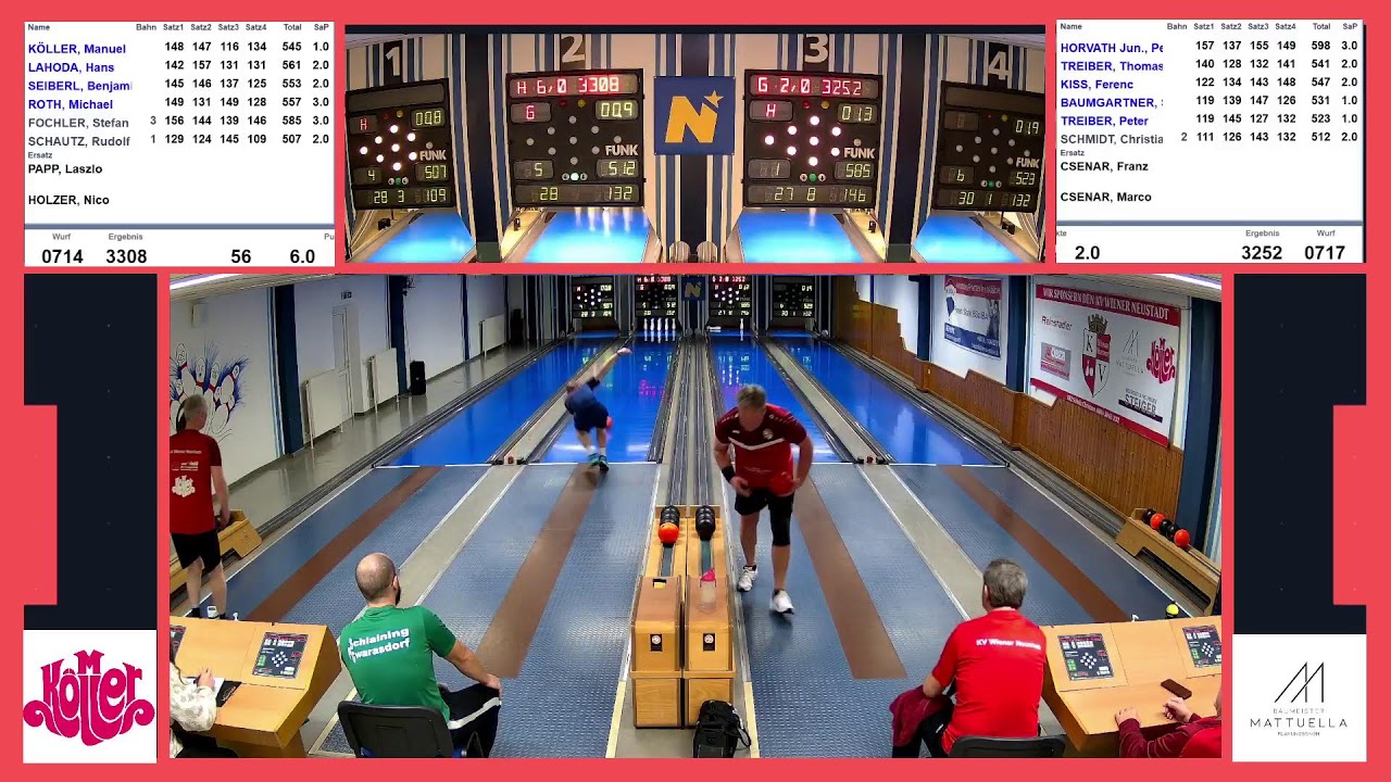 1.Bundesliga Ost Herren  Runde F5 - KIV Wr.Neustadt vs. SPG Schlaining / Großwarasdorf