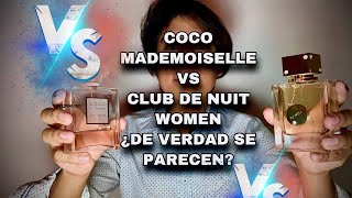 COMPARATIVA COCO MADEMOISELLE CHANEL VS CLUB DE NUIT WOMEN ARMAFF