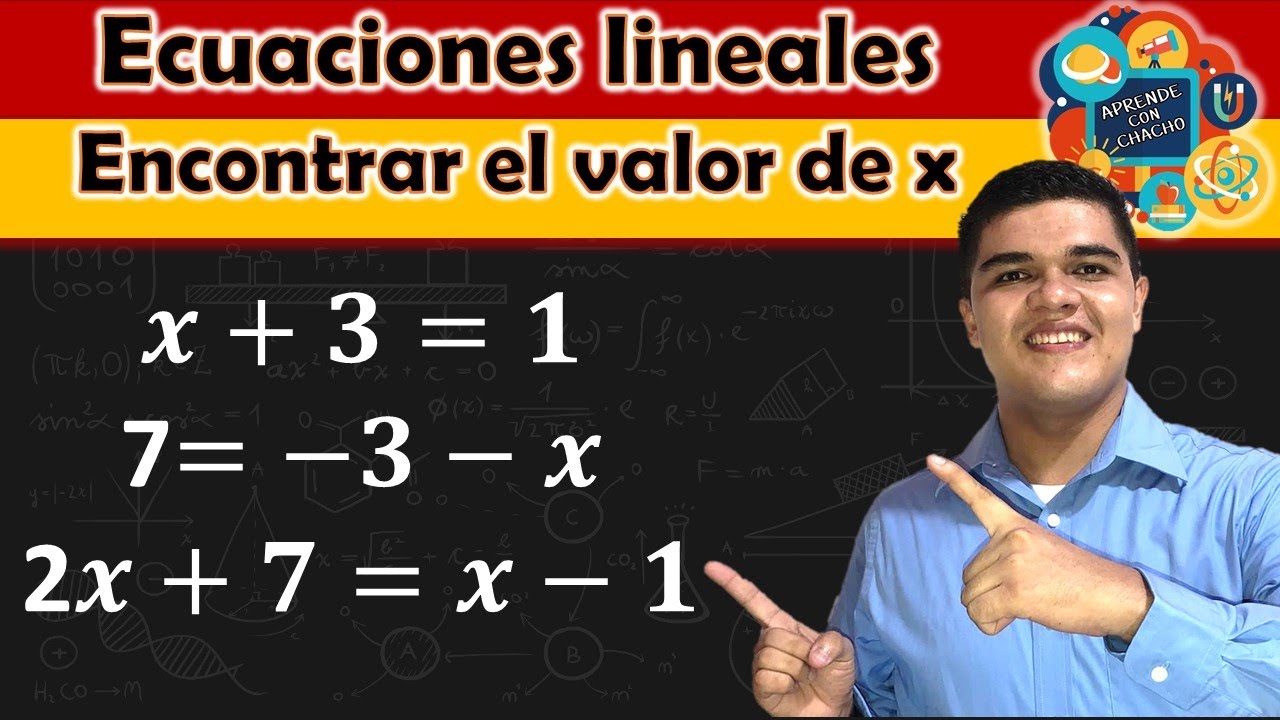 Cómo despejar x en ecuaciones de primer grado, paso a paso. YouTube