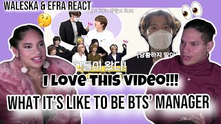 What it’s like to be BTS’s manager | Waleska & Efra react to “becoming BTS’ manager”