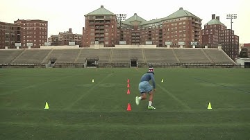 Illinois Agility Drill with Jay Dyer, Paul Rabil