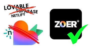 Vibe Code a Full Stack App with Zoer: The Lovable + Supabase + Netlify Killer? (Tutorial)