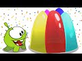 Il piccolo Om Nom è bloccato in una gelatina gigante | Colori per bimbi di Om Nom