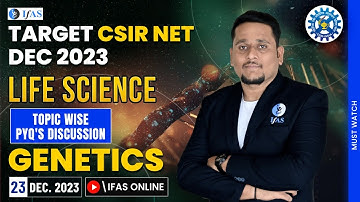 Genetics Previous Year Questions for CSIR NET Life Science Dec 2023 [Exam Booster] | IFAS