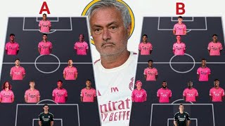 Real Madrid Potential Strongest Line up Team A Vs Team B Under José Mourinho Season 2026/2027