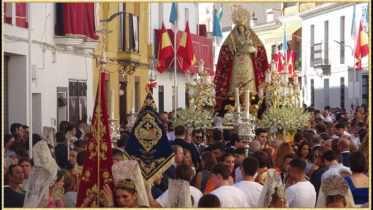 4K - NTRA SEÑORA DEL ROSARIO CORONADA DE BURGUILLOS 2024 PROCESIÓN DE LA MAÑANA