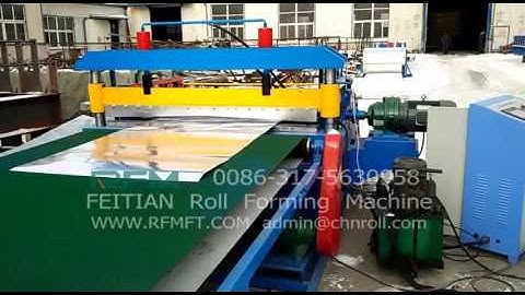 FT leveling and shearing line