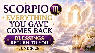 ⭐ SCORPIO ♏ Everything You Gave Comes Back ✨ Blessings Return To You | June 2026