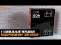 ГИБРИДНЫЙ РЕГИСТРАТОР С ПОДДЕРЖКОЙ 8-МИ МЕГАПИКСЕЛЬНЫХ КАМЕР ISON-XVR04P