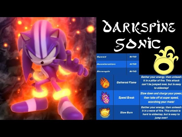 early darkspine sonic gameplay has been released by sega hardlight