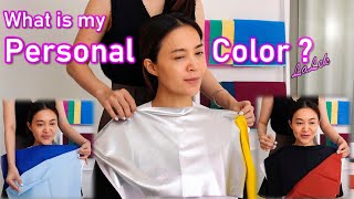 THAI soft spoken ASMR (ENG SUB) 😴 I tried Personal Color Analysis for the first time screenshot 4