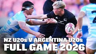 New Zealand Under 20s v Argentina Under 20s | FULL GAME 2026