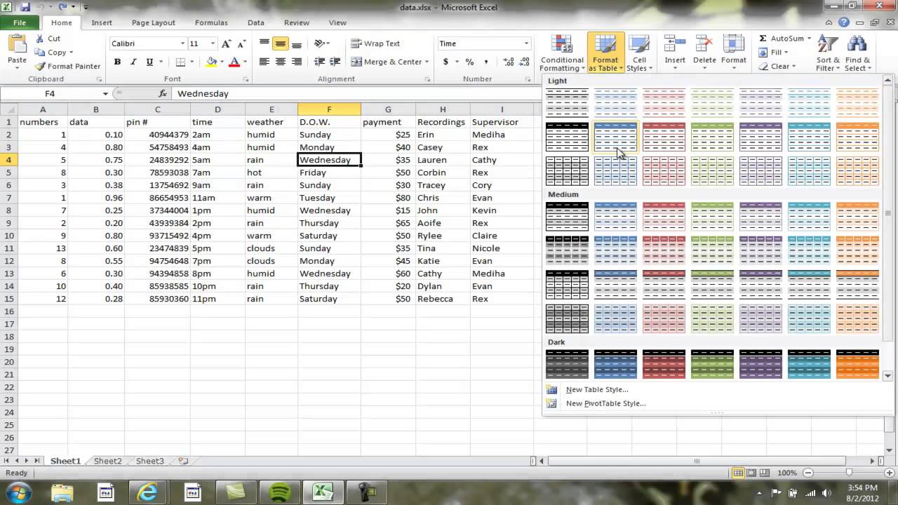 how to organize your life with excel