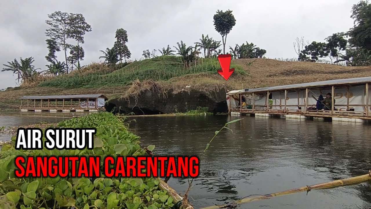 Lapak GOA sangutan carentang || Air surut IKAN BESARNYA mulai keluar